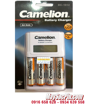 Camelion BC-1012 _Bộ sạc pin BC-1012 kèm 4 pin sạc Camelion NH-AA2700BP2 (AA2700mAh 1.2v)